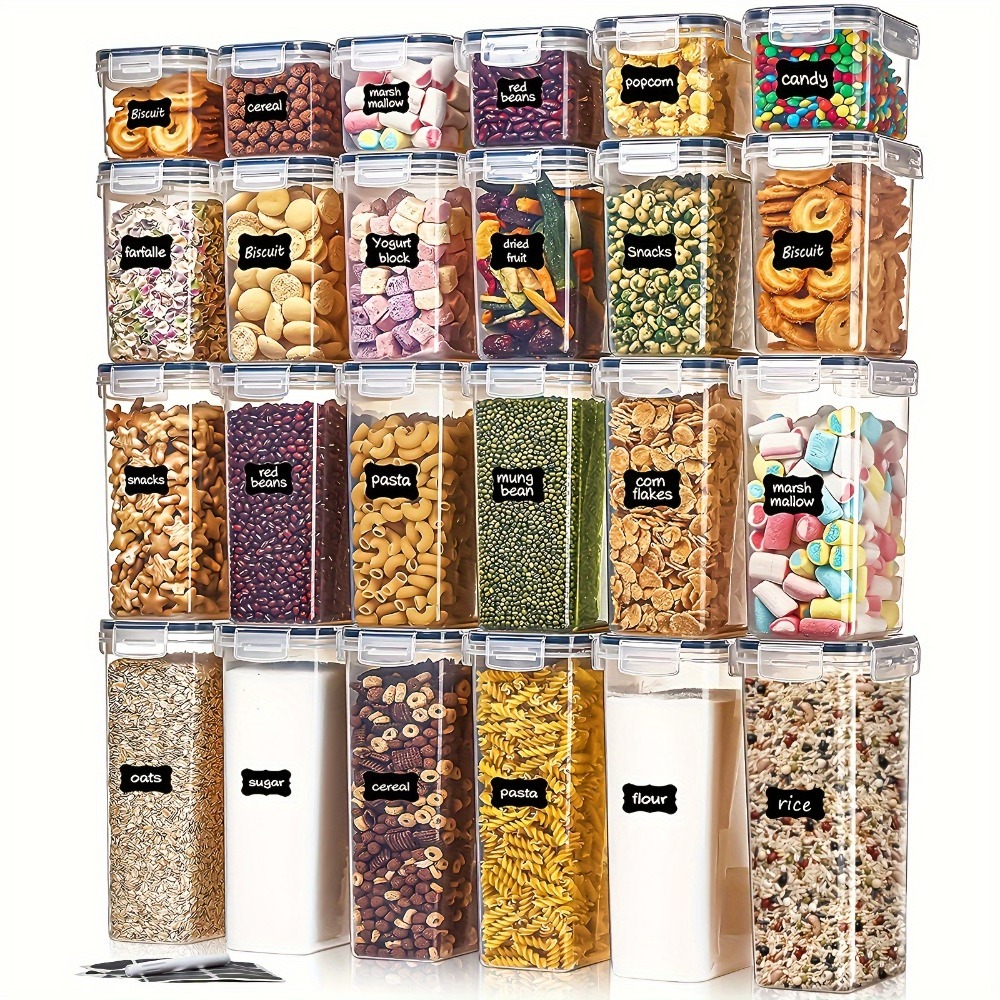 Food Storage Containers With Lids - 24Pcs Food Storage Containers 12 Boxes