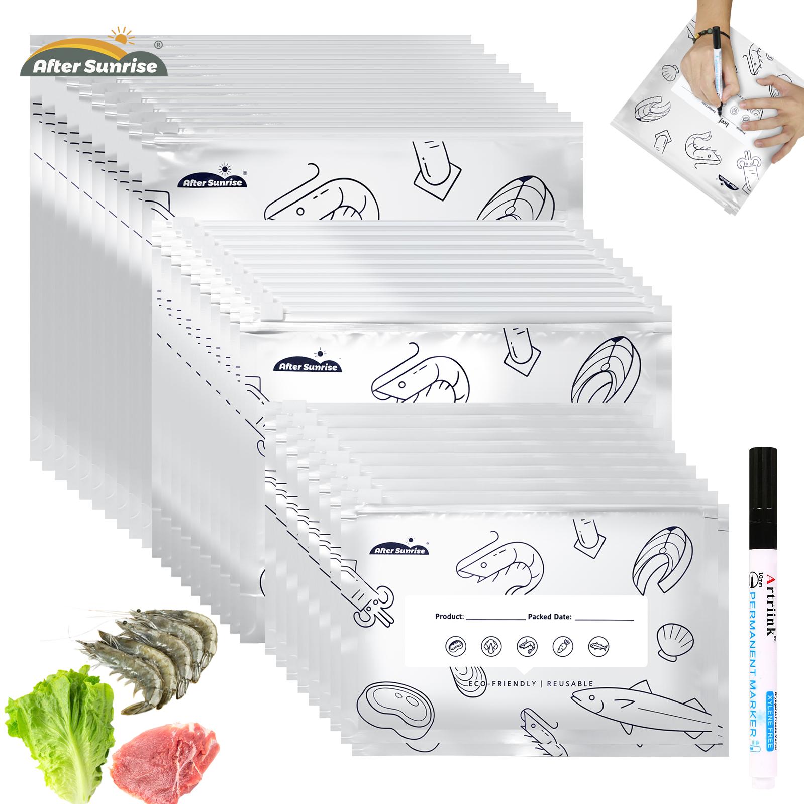 Food Storage Aluminum - 【Refrigerated Food】Reusable Aluminum Foil Sealable Storage