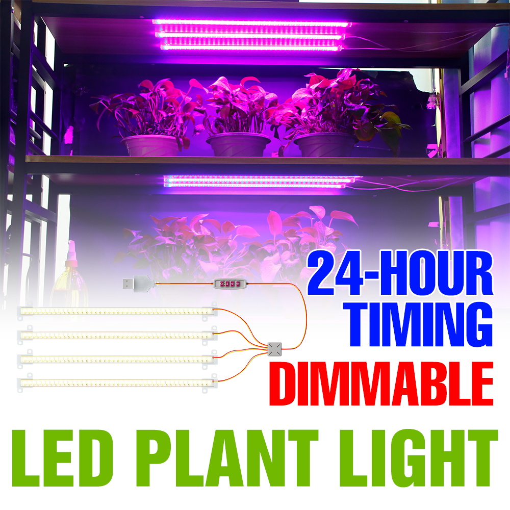 Food Storage Plants - LED Indoor Plant Light Bar USB