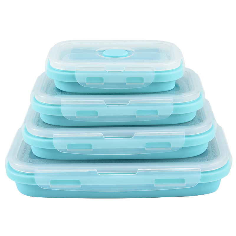 Food Storage Freezer - Collapsible Silicone Food Storage Container With