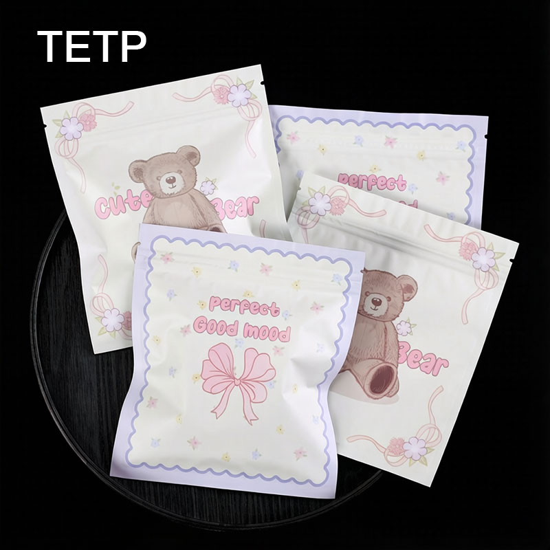 Food Storage Aluminum - TETP 100Pcs Cartoon Aluminum Foil Packaging