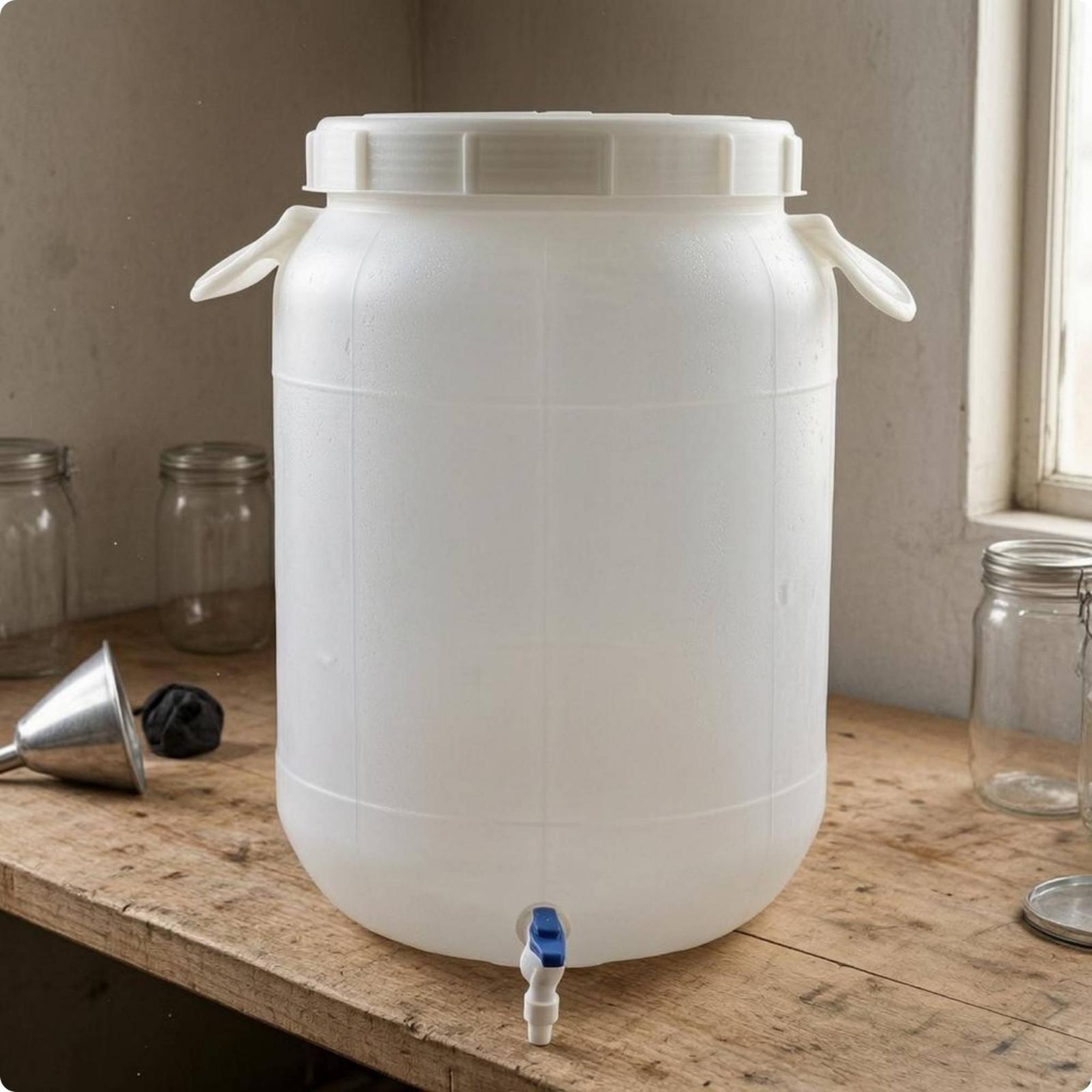 Food Storage Container - Food Grade Plastic Storage Barrel Durable