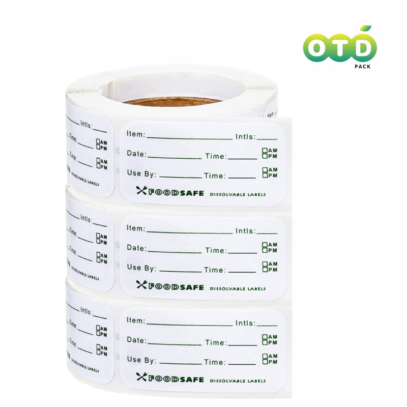 Food Storage Restaurant - 300/pcs Food Storage Labels Adhesive Removable