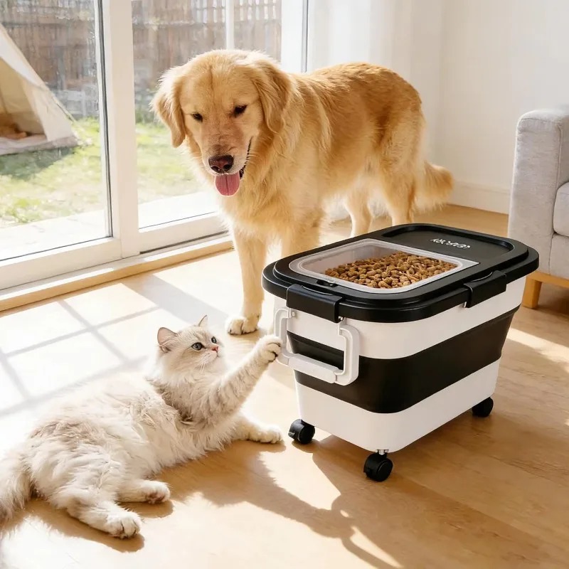 Food Storage Large - Dog Food Storage Container 20-25lbs, Airtight