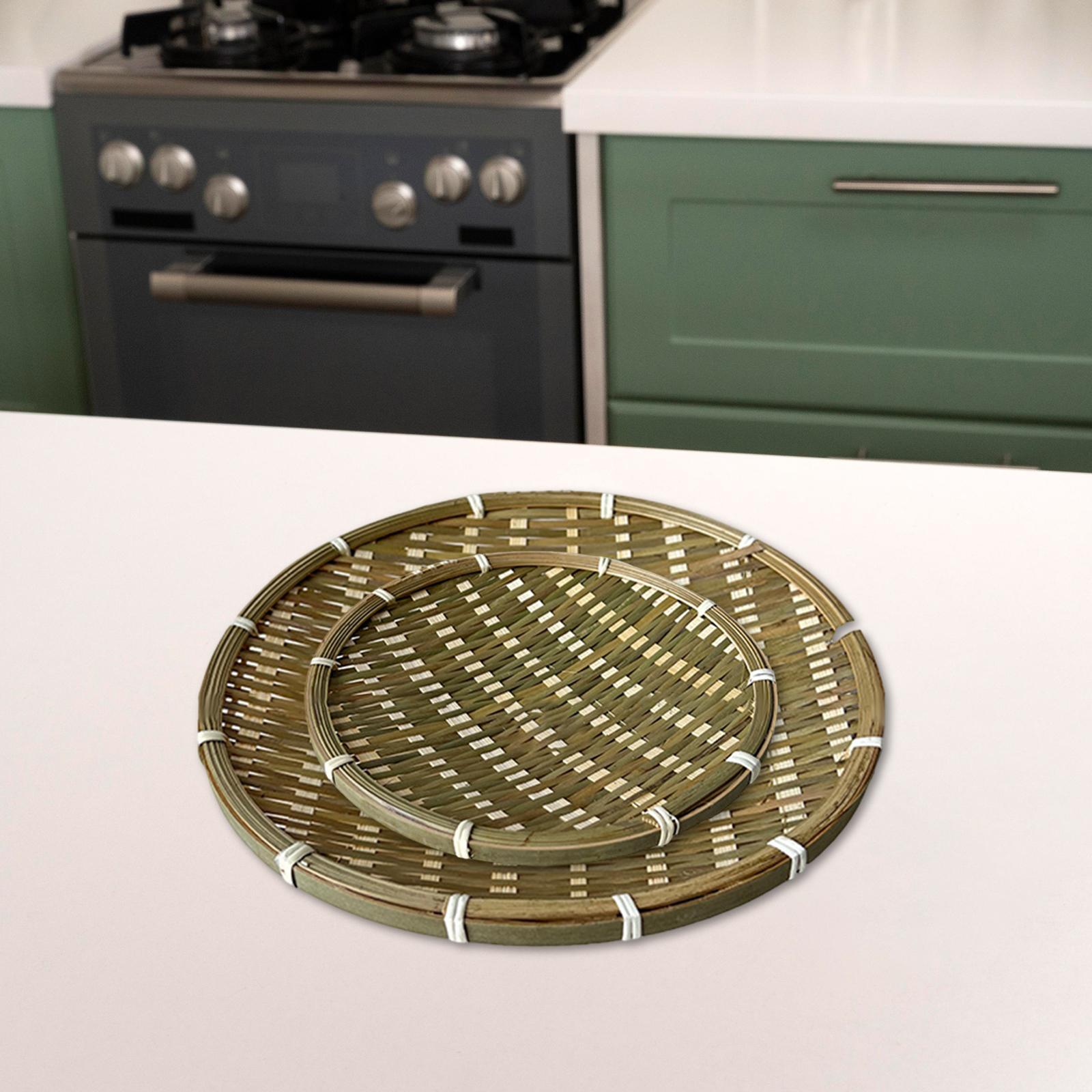 Bamboo Basket Tray Wicker Brea - Food Storage Restaurant review and price