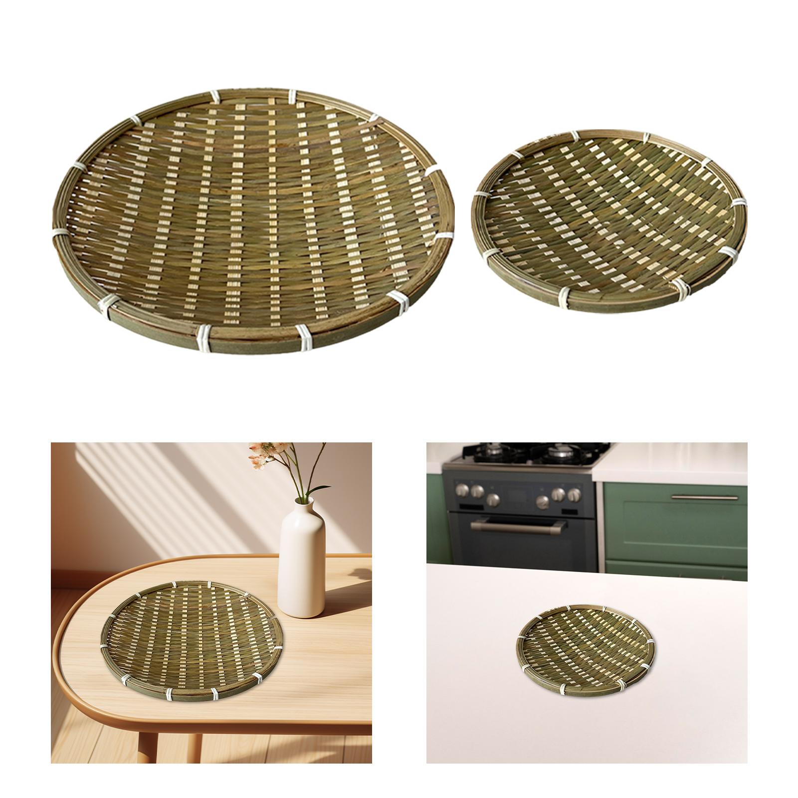 Bamboo Basket Tray Wicker Brea - Food Storage Restaurant review and price
