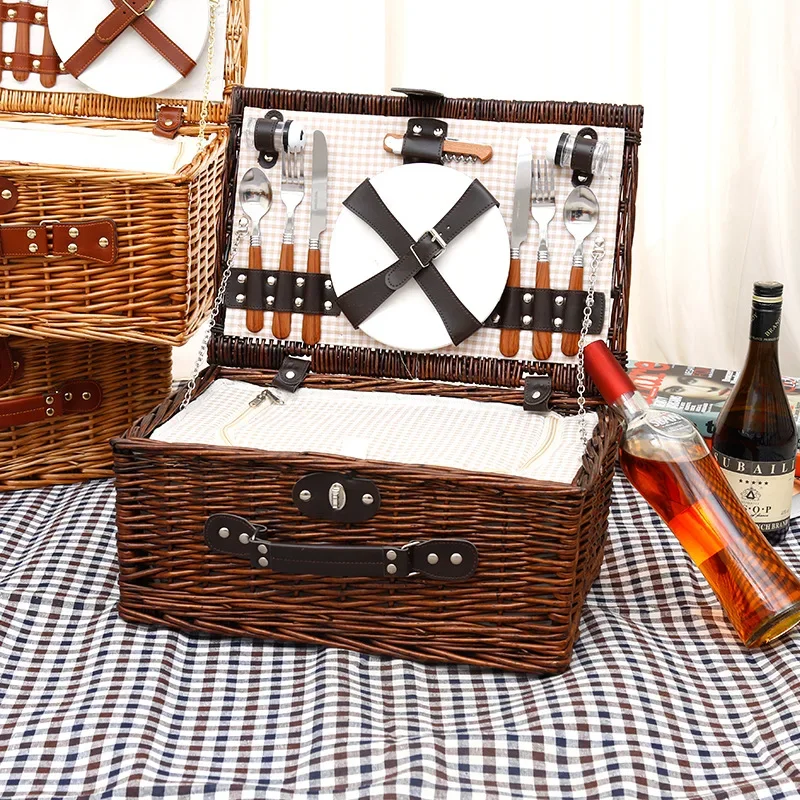 Family Outing Picnic Basket, O - Food Storage Boxes With Lids review and price