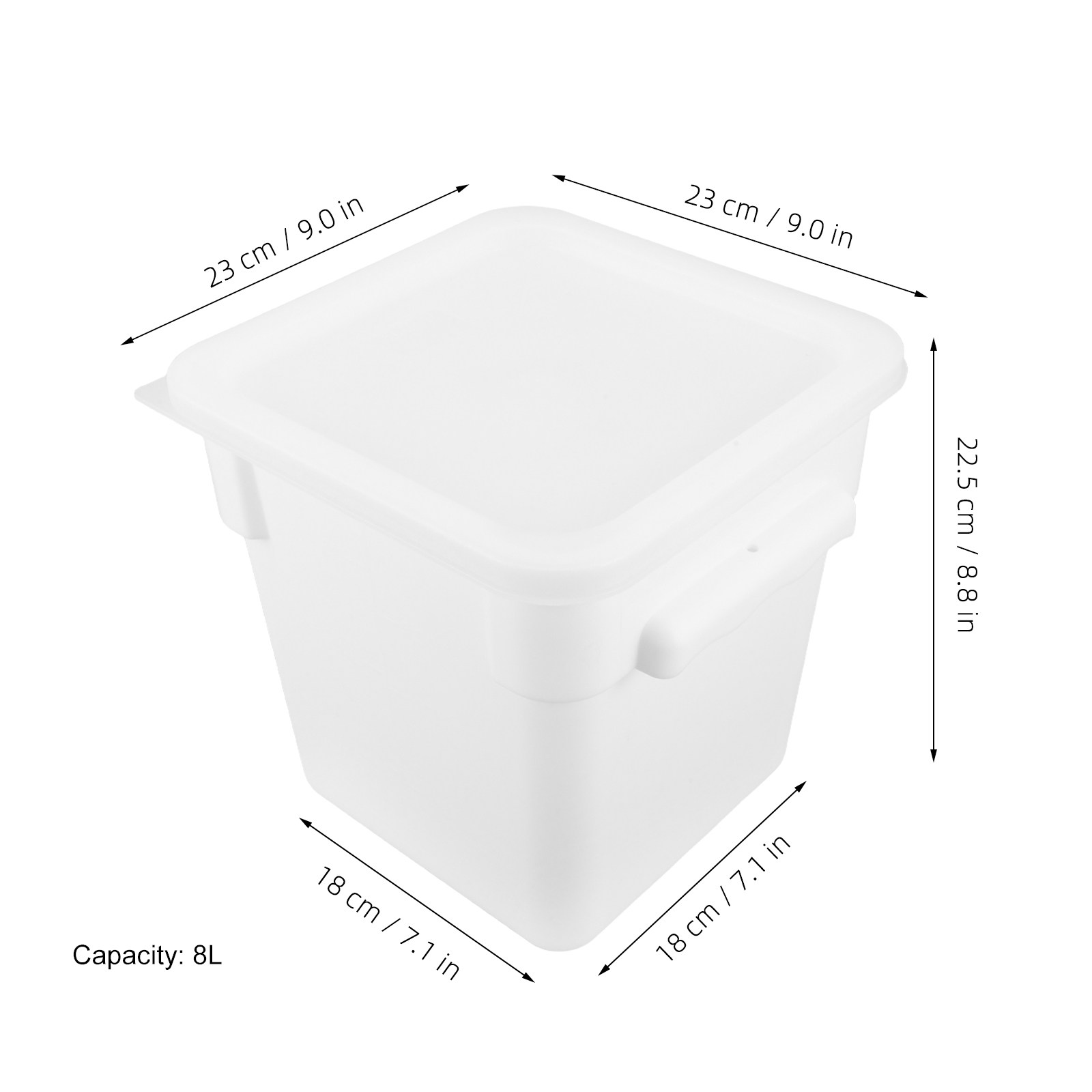Square Plastic Food Storage Co - Food Storage Freezer review and price