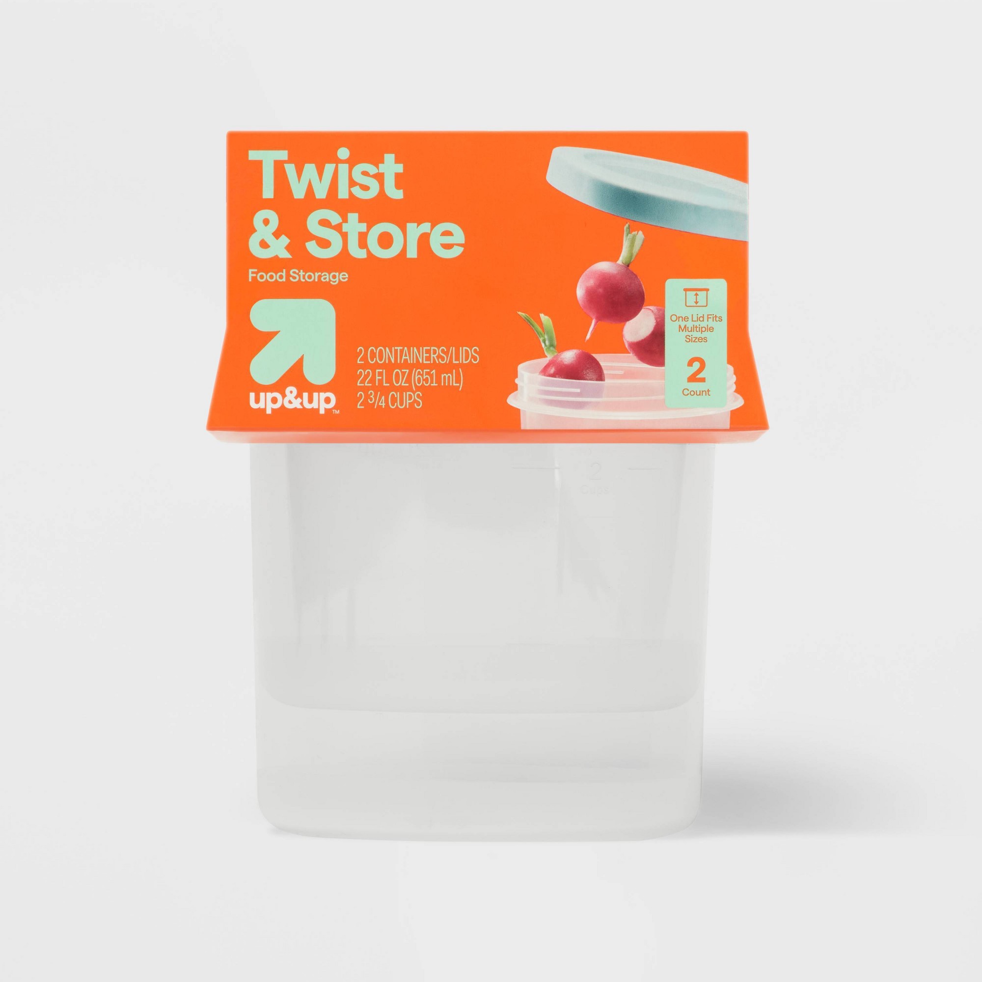 2ct Large Round Twist Food Sto - Food Storage Large review and price