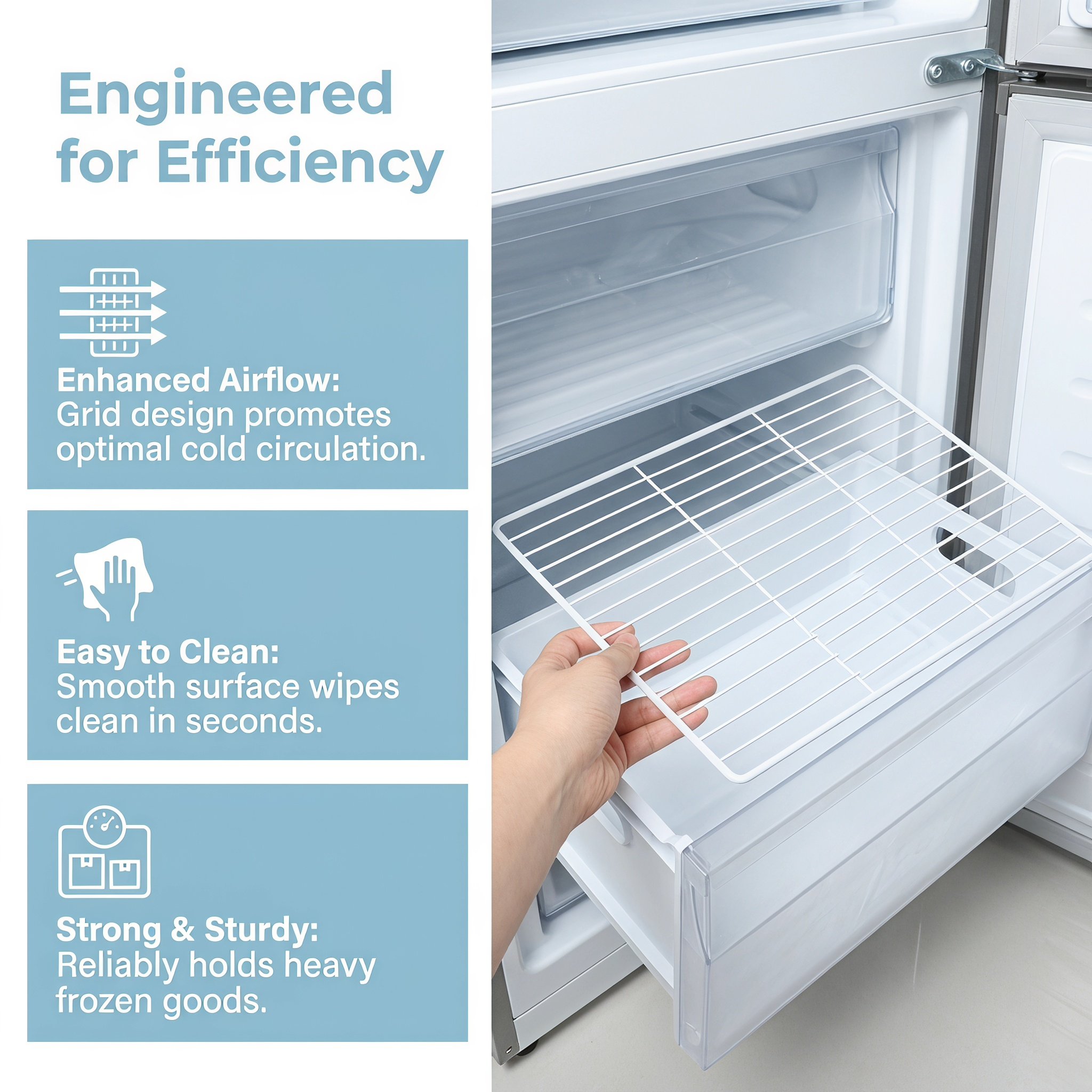 Chest Freezer Metal Wire Shelf - Food Storage Freezer review and price