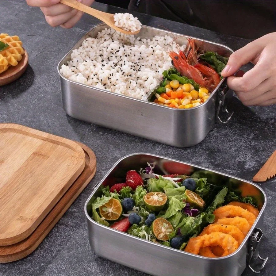 New 304 Stainless Steel Bamboo - Food Storage Quart review and price