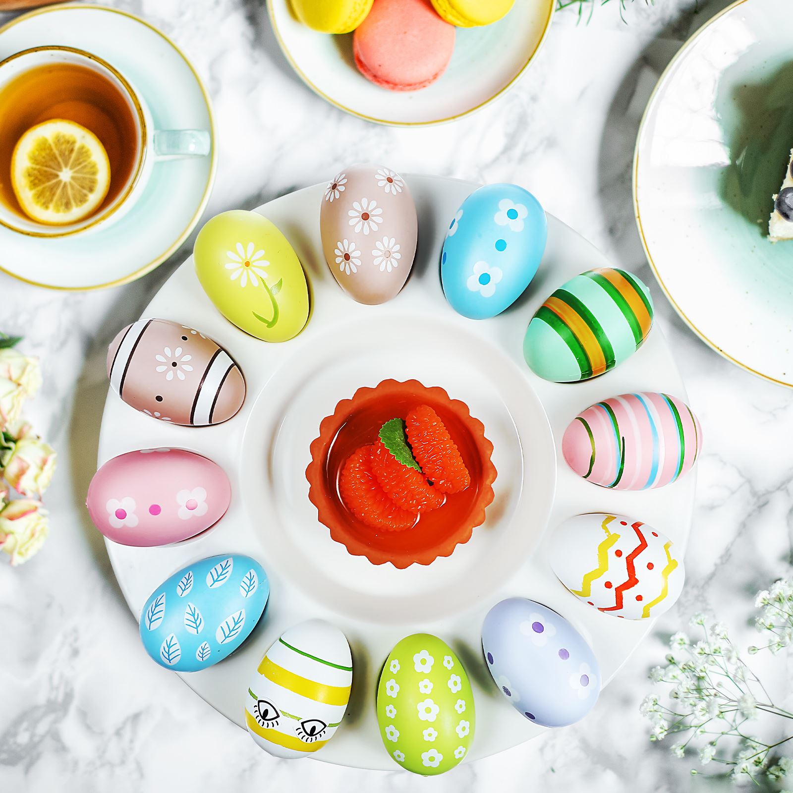 1pc Easter Egg Dish Ceramic Eg - Food Storage Restaurant review and price