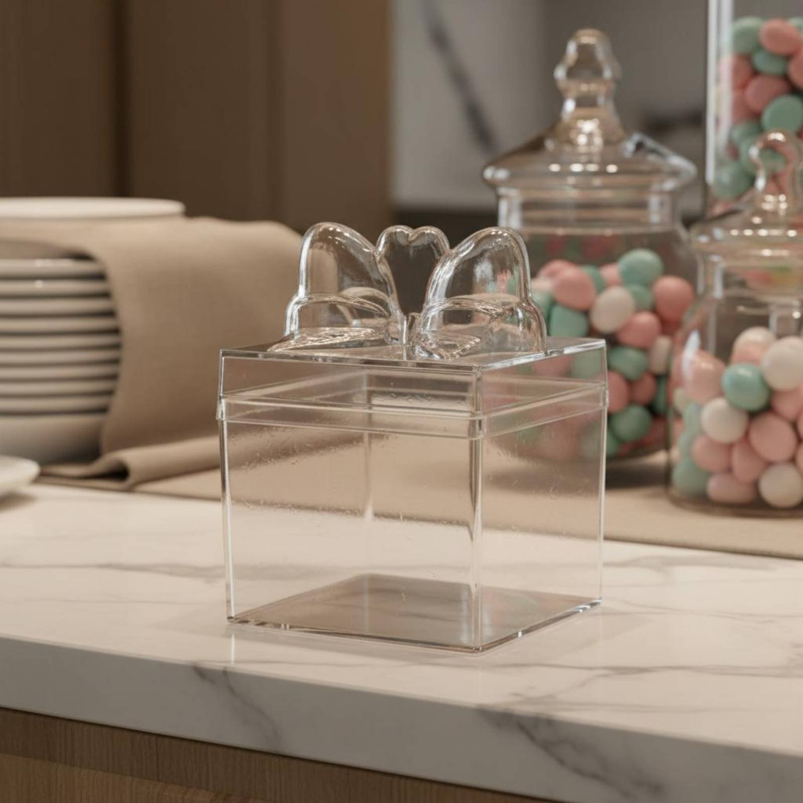 Clear Plastic Candy Box with R - Food Storage Container review and price