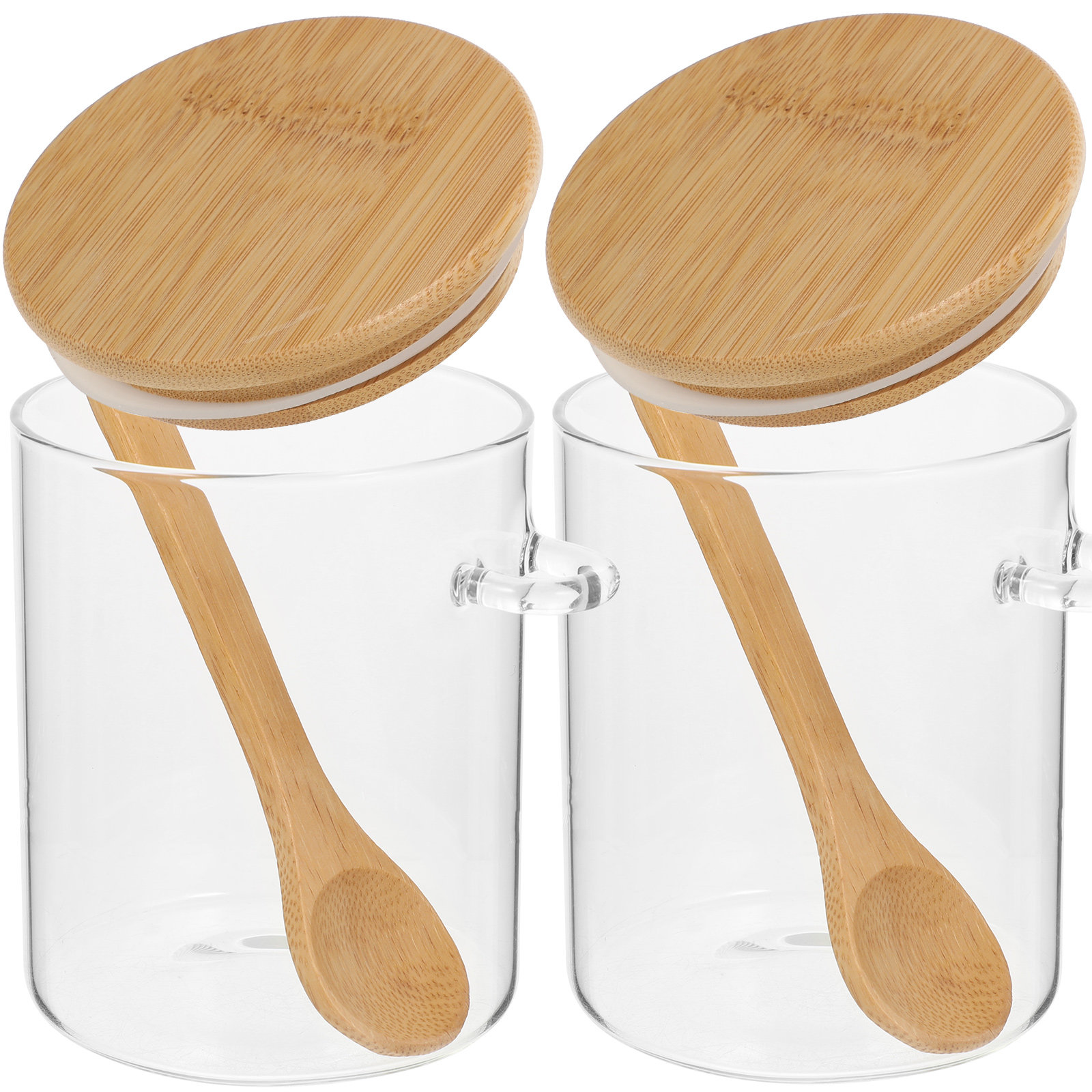 2 Pcs Flour Sugar Storage Cont - Food Storage Glass review and price