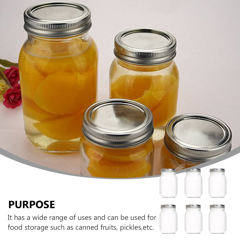 6Pcs Transparent Round Glass J - Food Storage Glass review and price