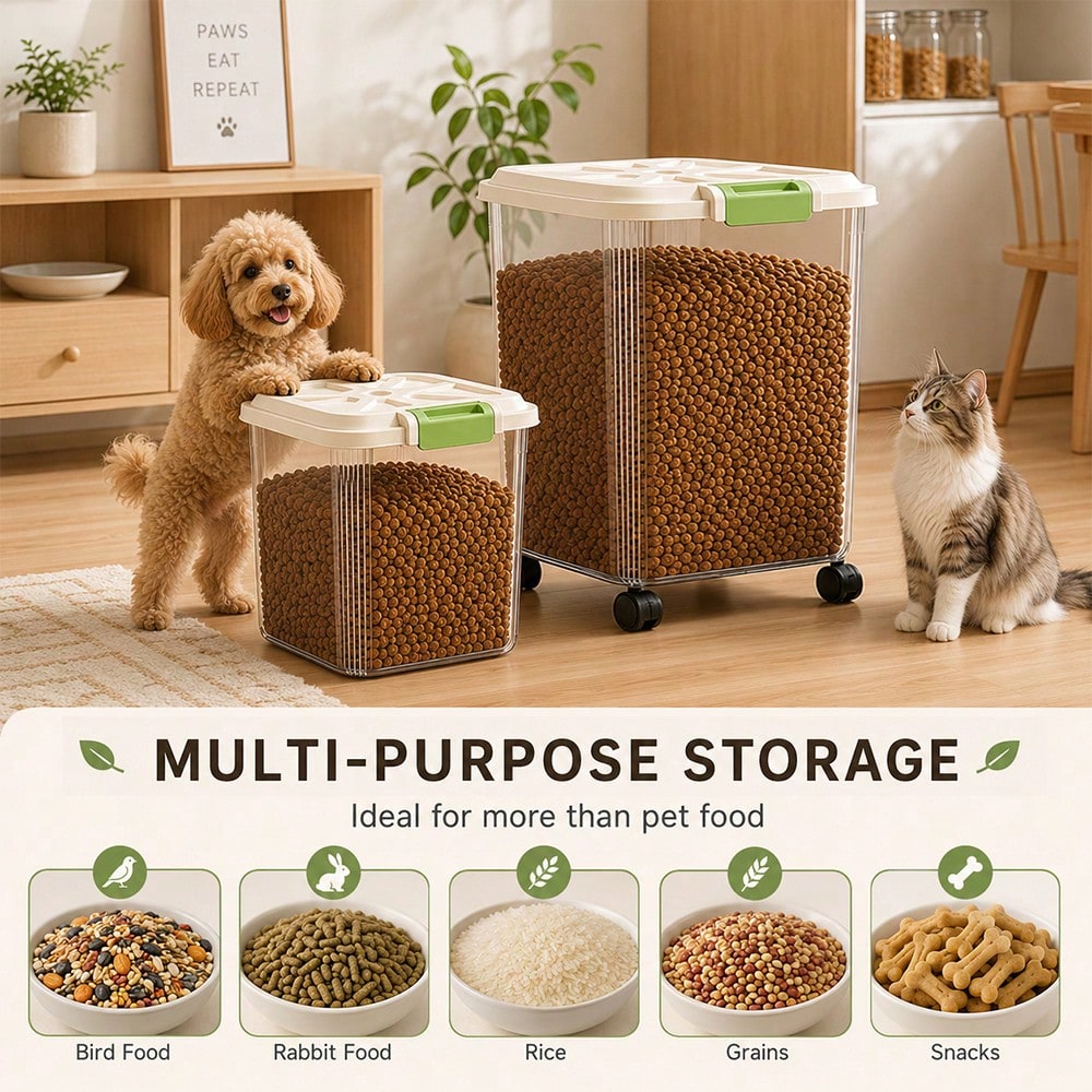 2PCS Large & Medium Pet Food S - Food Storage Large review and price