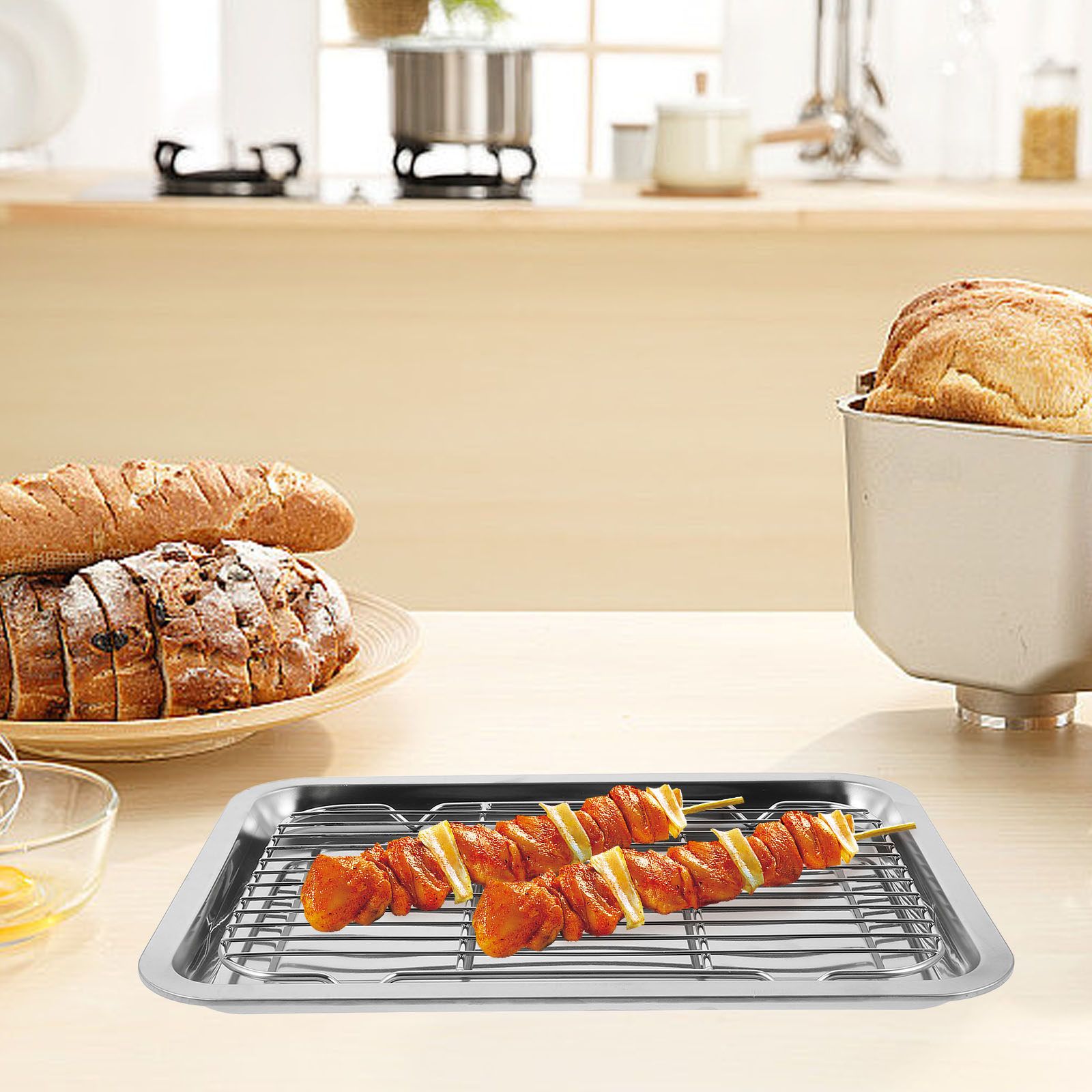 1Set Stainless Steel Wire Baki - Food Storage Restaurant review and price