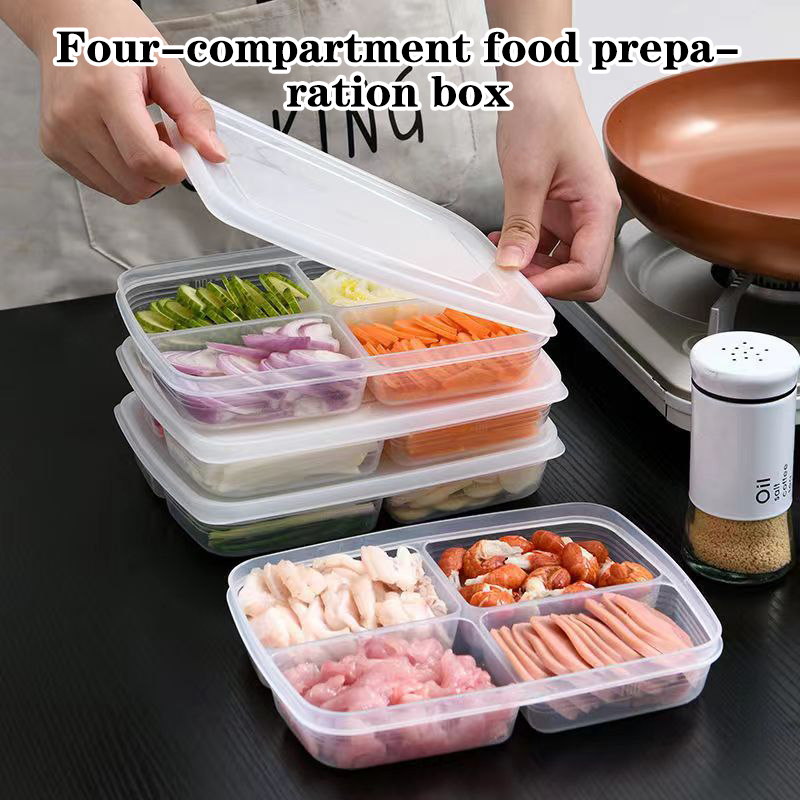 New【4 Grids Plastic Storage Bo - Food Storage Freezer review and price