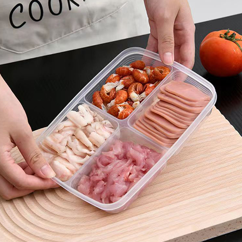 New【4 Grids Plastic Storage Bo - Food Storage Freezer review and price