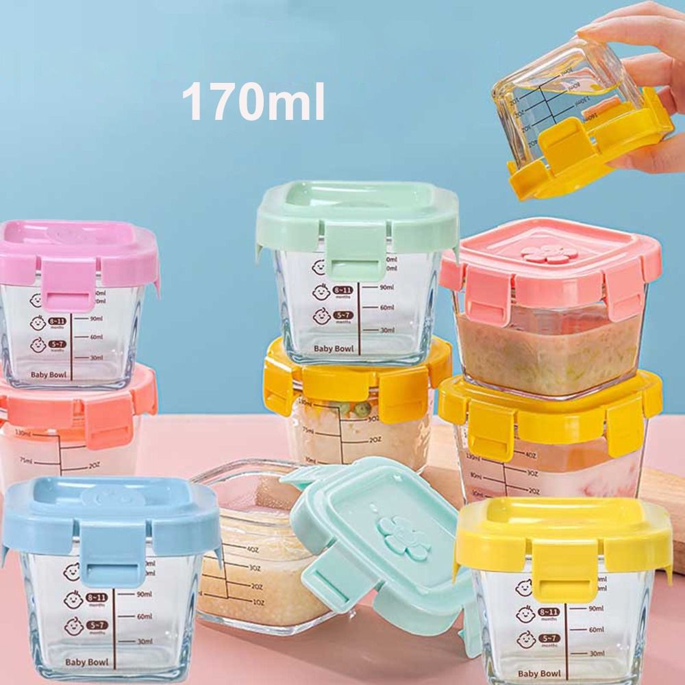 170ml Glass Food Storage Box F - Food Storage Frozen review and price