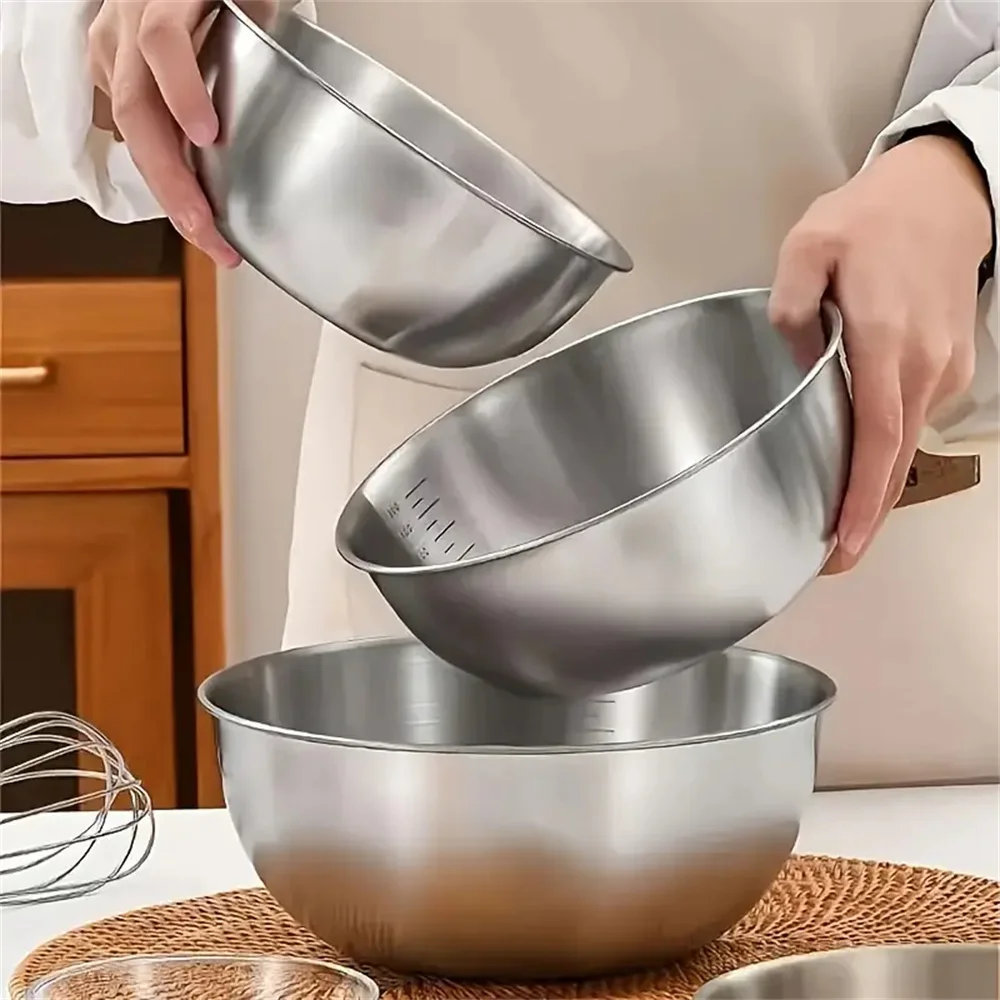 1-3 Stainless Steel Bowl Set w - Food Storage Large review and price