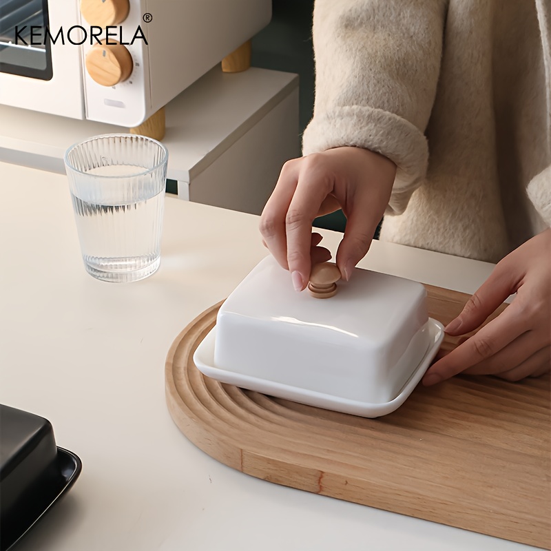 Ceramic Butter Dish with Lid R - Food Storage Restaurant review and price