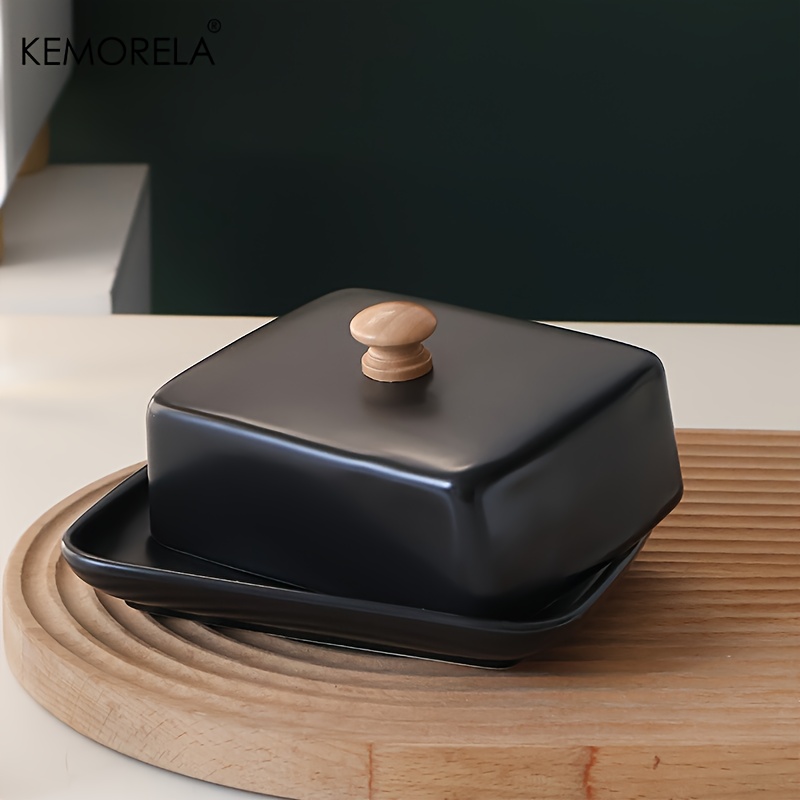 Ceramic Butter Dish with Lid R - Food Storage Restaurant review and price