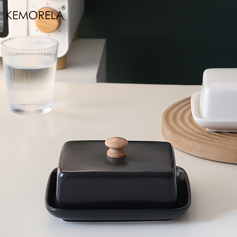 Ceramic Butter Dish with Lid R - Food Storage Restaurant review and price