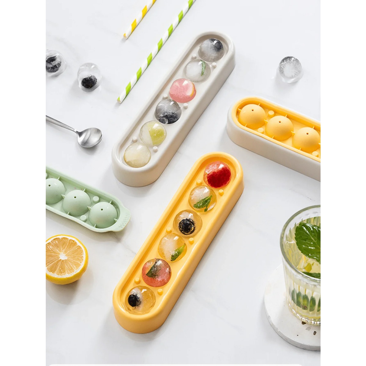 1 Round Ice Hockey Mold, Silic - Food Storage Frozen review and price