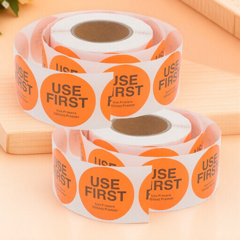 2 Rolls Inventory Control Labe - Food Storage Restaurant review and price