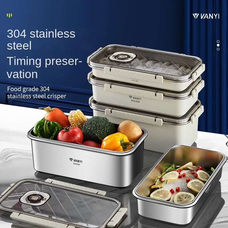 Steel Crisper Sealed Dumpling  - Food Storage Frozen review and price