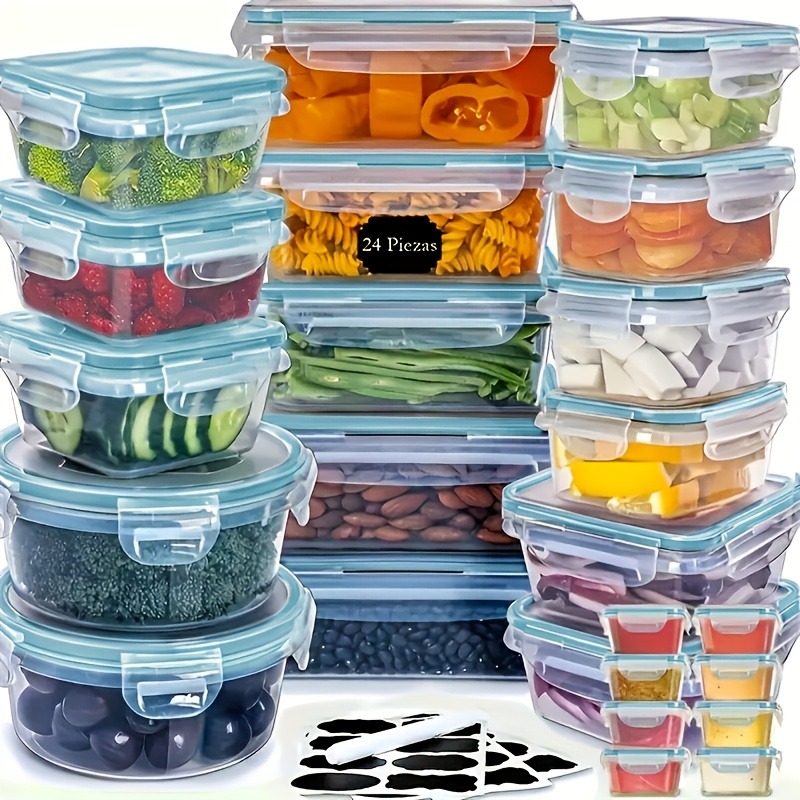 48PCS BPA-Free Food Storage Se - Food Storage Boxes With Lids review and price