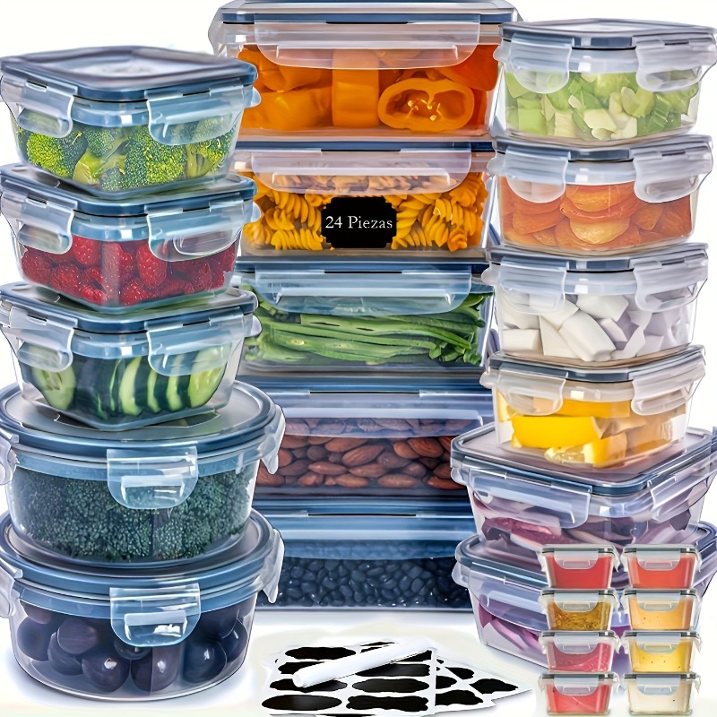 48PCS BPA-Free Food Storage Se - Food Storage Boxes With Lids review and price