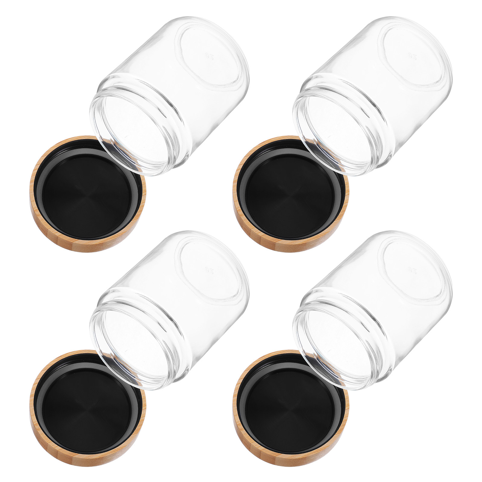 4Pcs Glass Kitchen Storage Jar - Food Storage Glass review and price
