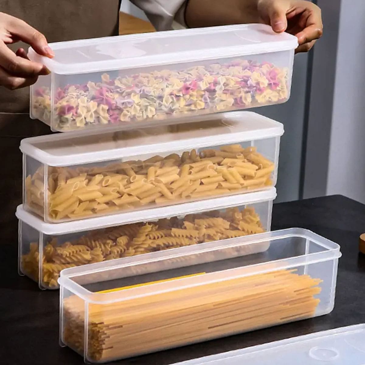 1 Plastic Transparent Storage  - Food Storage Boxes With Lids review and price